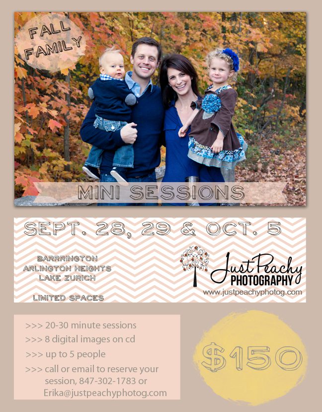 fall family mini sessions chicago